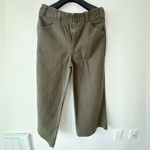 Citizens Of Humanity Paloma Olive Green Utility Trousers